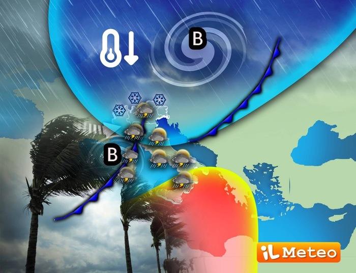 Arrivano il freddo e anche la neve a bassa quota