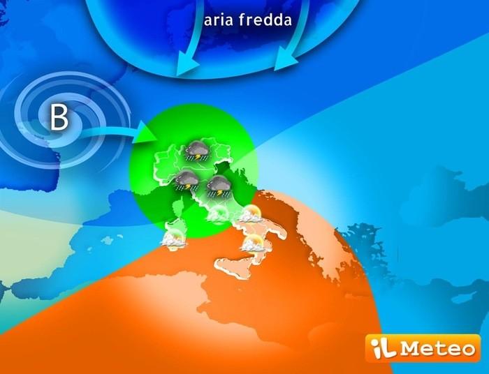 Dalla Pioggia al Freddo, si apre una fase burrascosa per l'Italia