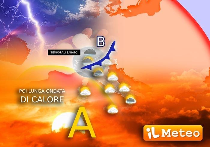 Estate al via con la Grandine, poi lunga Ondata di Calore