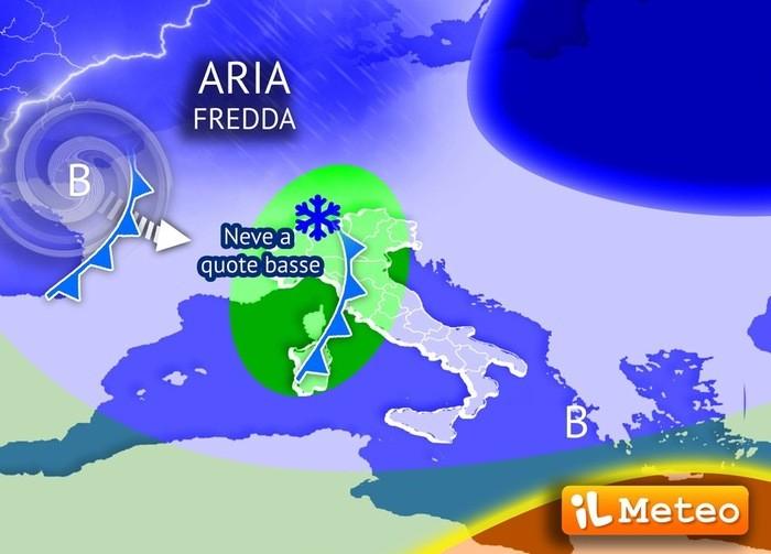 Meteo: doppia Perturbazione con imbiancate a bassa quota