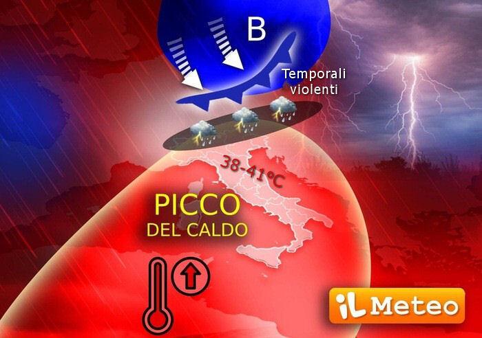 L'Anticiclone Pluto sull'Italia, ma stanno per tornare i forti Temporali 