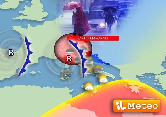 Stop anticiclone, arriva il maltempo Stop anticiclone, arriva il maltempo
