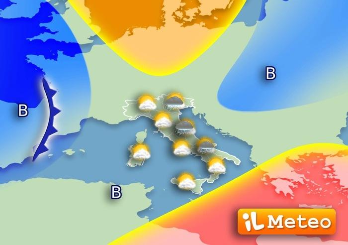 Tempo instabile almeno fino al 20 Maggio