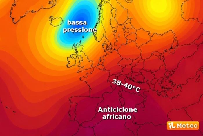 Arriva l'ennesima fiammata africana: attesi 40°C in città, afa anche lungo le coste