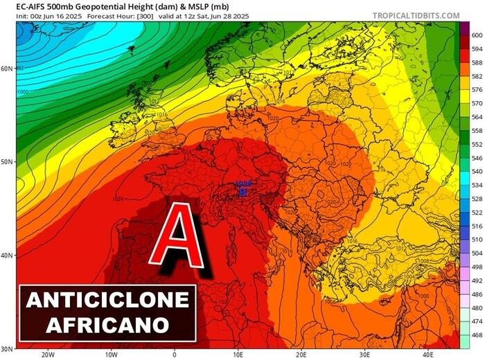 Bolla rovente in risalita dal Nord Africa per fine Giugno: in arrivo nuove ondate di caldo