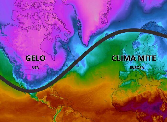 La differenza di temperatura tra USA ed Europa