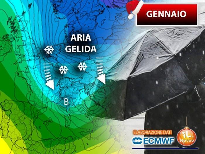 Tendenza meteo per le prossime settimane di Gennaio
