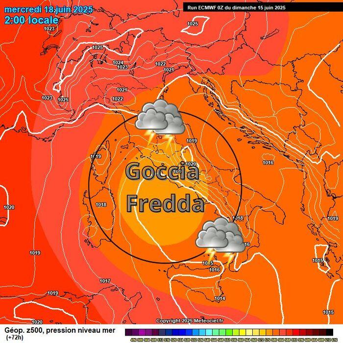 Goccia Fredda sull'Italia, rischio fenomeni estremi