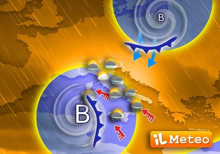 Ciclogenesi mediterranea e poi aria Fredda