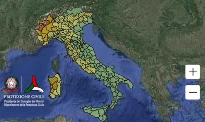 Le zone d'allertamento