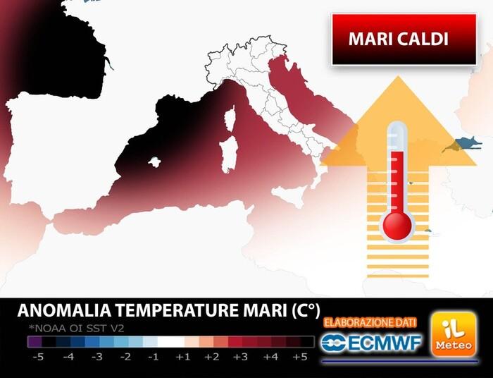 Mari già troppo caldi