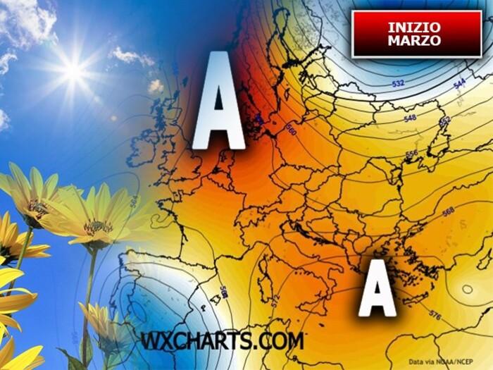 Possibile fase anticiclonica anche per inizio marzo