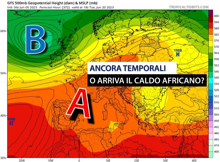 Ancora temporali o arriva il caldo africano?