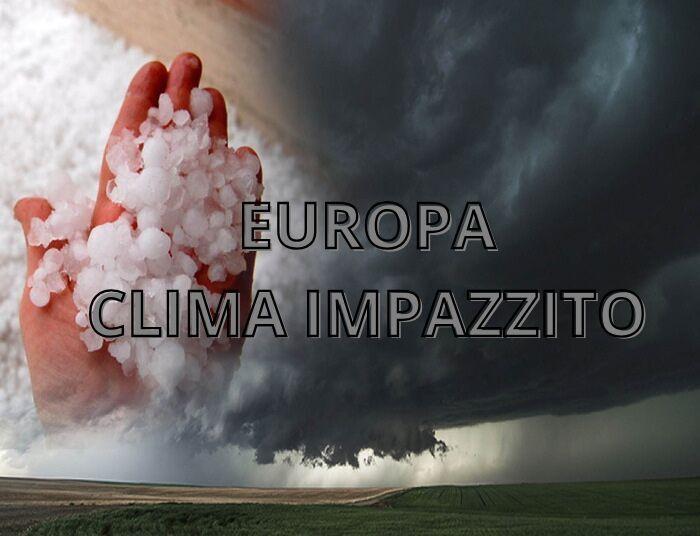Condizioni meteo estreme sull'Europa