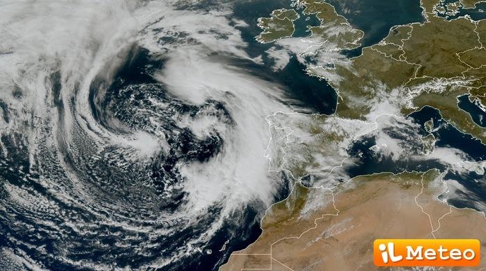 Tempesta atlantica verso Spagna e Portogallo