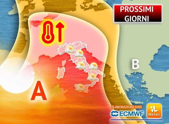 Arriva un caldo anticiclone africano