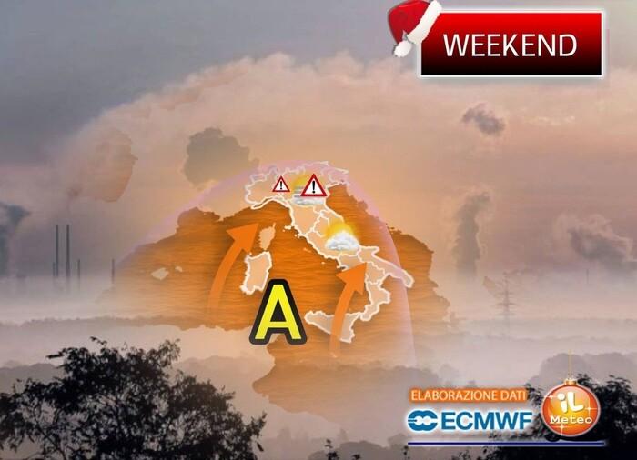 Weekend: l'anticiclone soffoca l'inverno