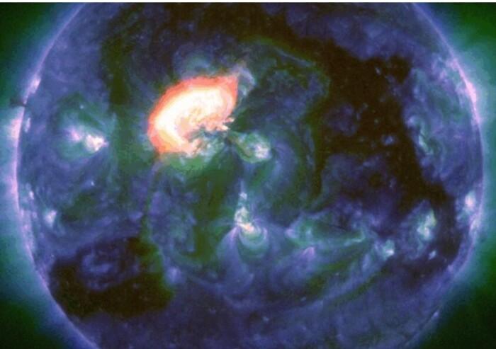 La superficie solare fotografata dalla Nasa