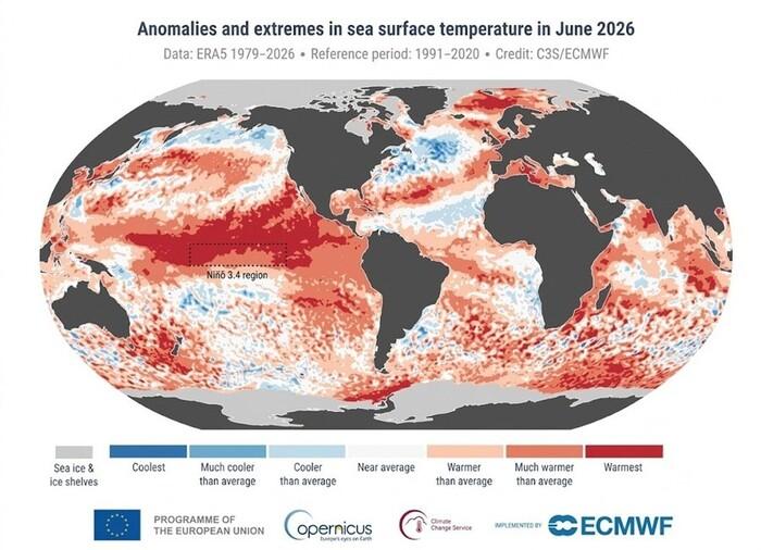 La previsione aggiornata su El Niño per i prossimi mesi