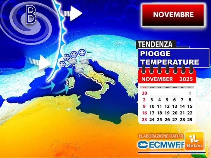 Proiezioni aggiornate per tutto il mese di Novembre