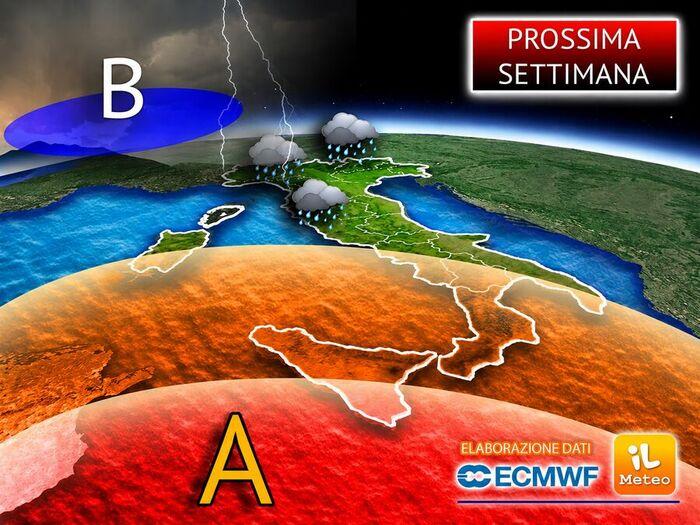 Ancora tanta instabilità per la prossima settimana