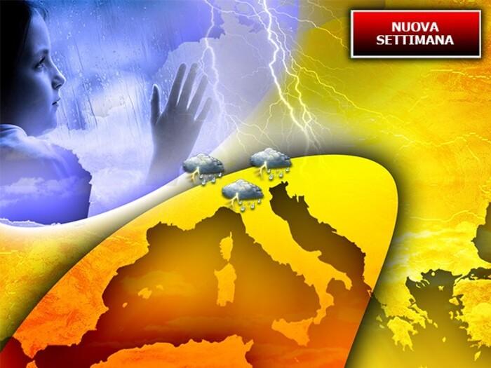 Settimana: sole e caldo al Centro-Sud, ancora temporali al Nord specie sui rilievi