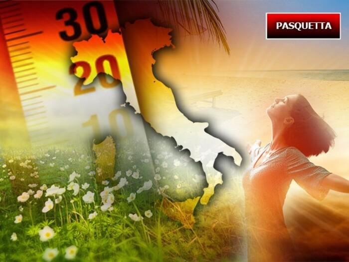 Pasquetta con clima mite e tanto sole