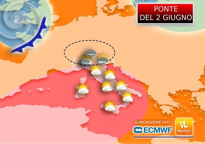 Previsioni aggiornate per la Festa della Repubblica, Lunedì 2 Giugno