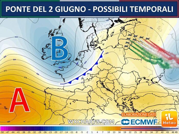 Previsioni meteo per il Ponte del 2 Giugno