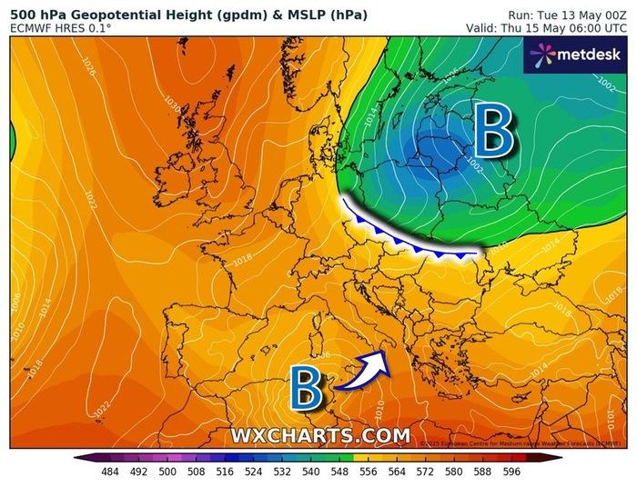 Due cicloni in arrivo sull'Italia: uno dal Nord Africa, l'altro in discesa dal Baltico