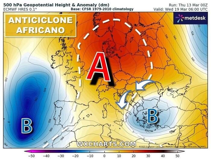 Arriva l'anticiclone africano, ma occhio alle correnti fredde dai Balcani