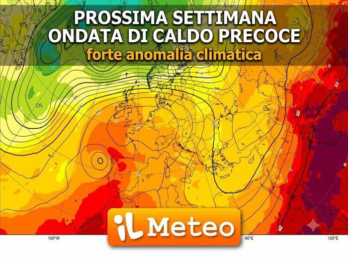 Prossima settimana: alta pressione sempre più forte