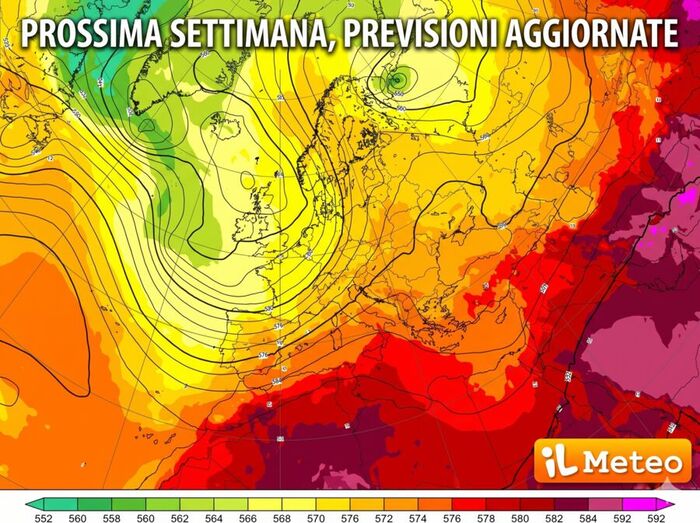 Prossima settimana: previsioni aggiornate