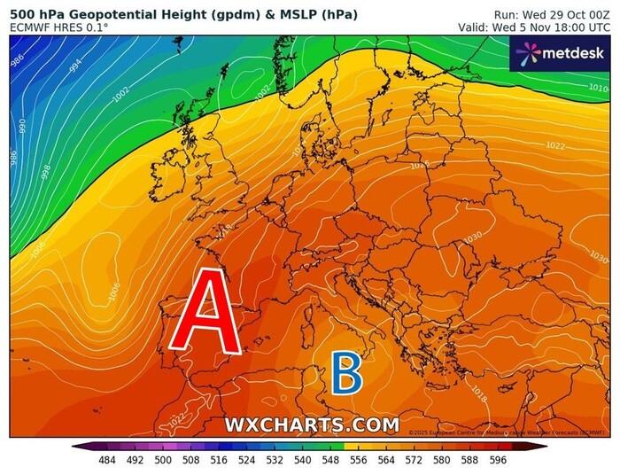 Estate di San Martino: alta pressione in deciso rinforzo sull'Italia