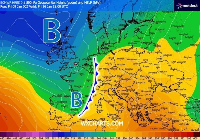 Perturbazione atlantica: ritorna il maltempo sull'Italia