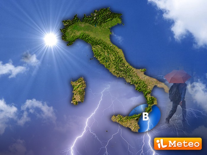 Piogge, temporali e qualche grandinata su alcun e regioni del Sud