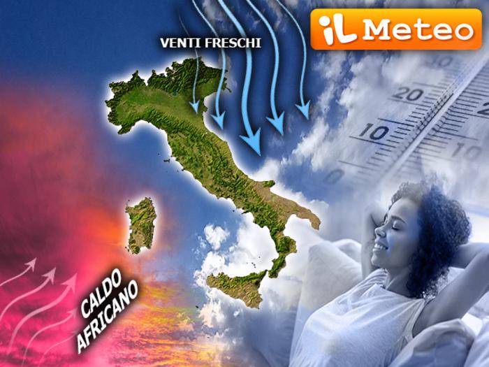 Temperature in calo anche al Centro-Sud, ma il grande caldo tornerà presto sull'Italia