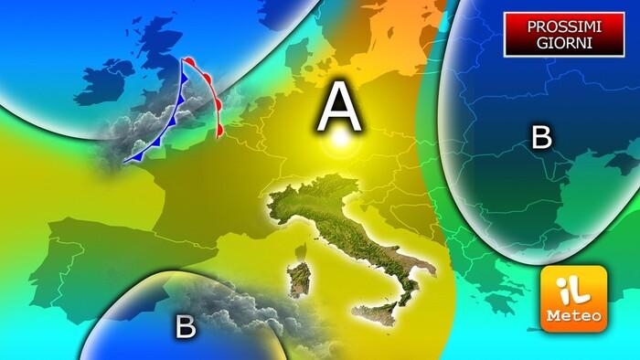 Bel tempo fino a Venerdì, peggiora sul finire della settimana