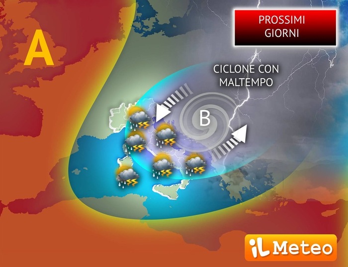 Settimana all'insegna del maltempo su gran parte d'Italia