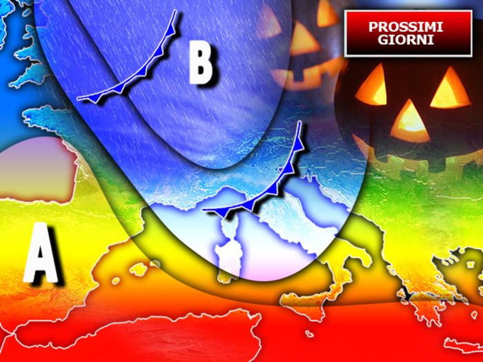 Nei prossimi giorni torna la pioggia