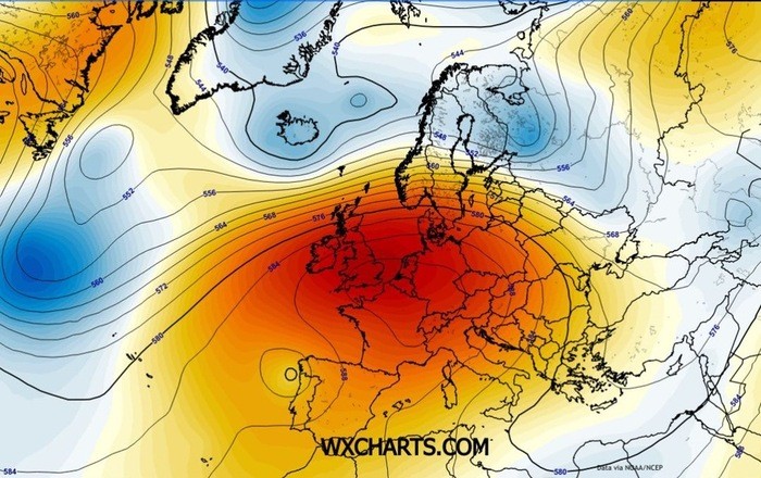 Situazione sinottica prevista per la prima parte della settimana