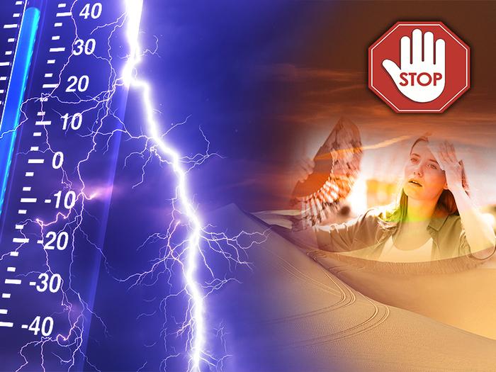 Caldo in attenuzione nei prossimi giorni