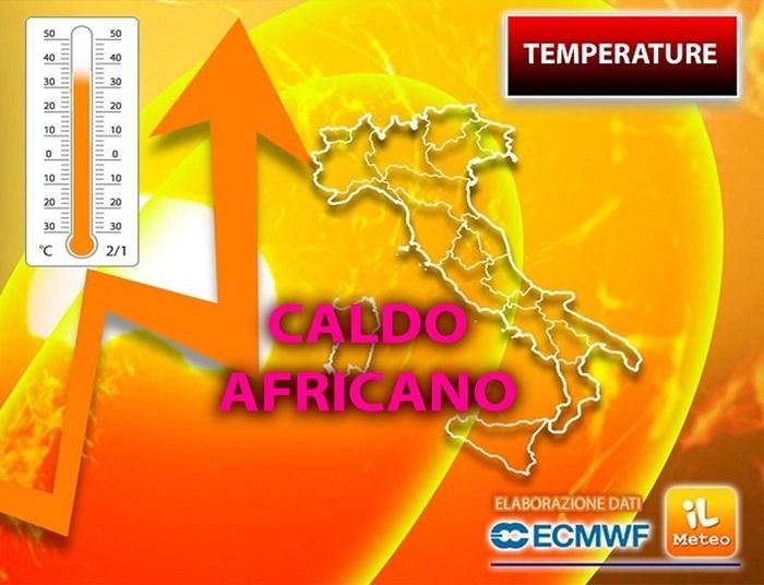 Temperature in forte aumento tra poco