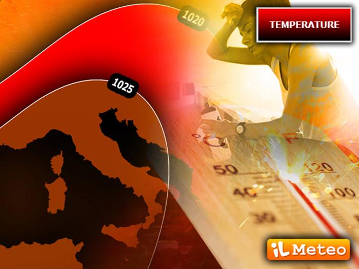 Torna il grande caldo nei prossimi giorni con picchi fino a 39°C