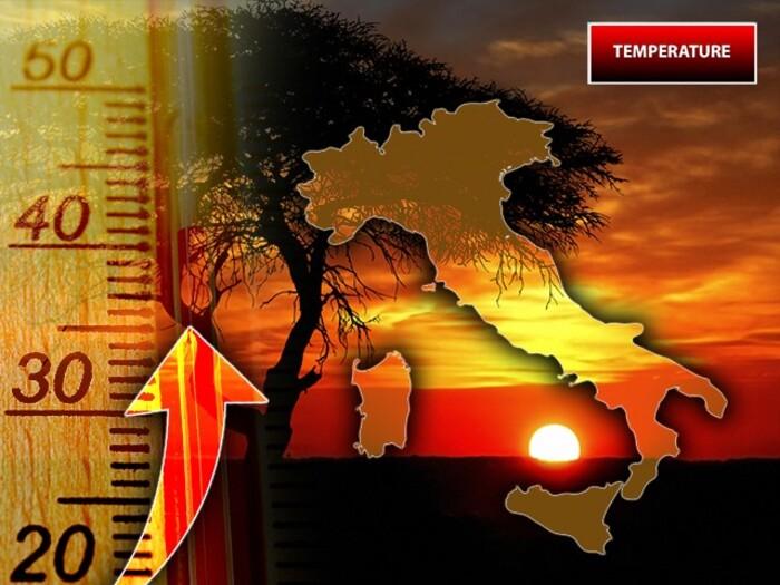 Caldo in forte aumento su tutto il Paese nei prossimi giorni 