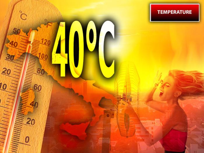 Caldo e afa in arrivo! Sarà una settimana  erovente con picchi fino a 40°C