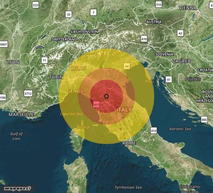 Scossa di terremoto registrata a Alto Reno Terme (BO) Scossa di terremoto registrata a Alto Reno Terme (BO)