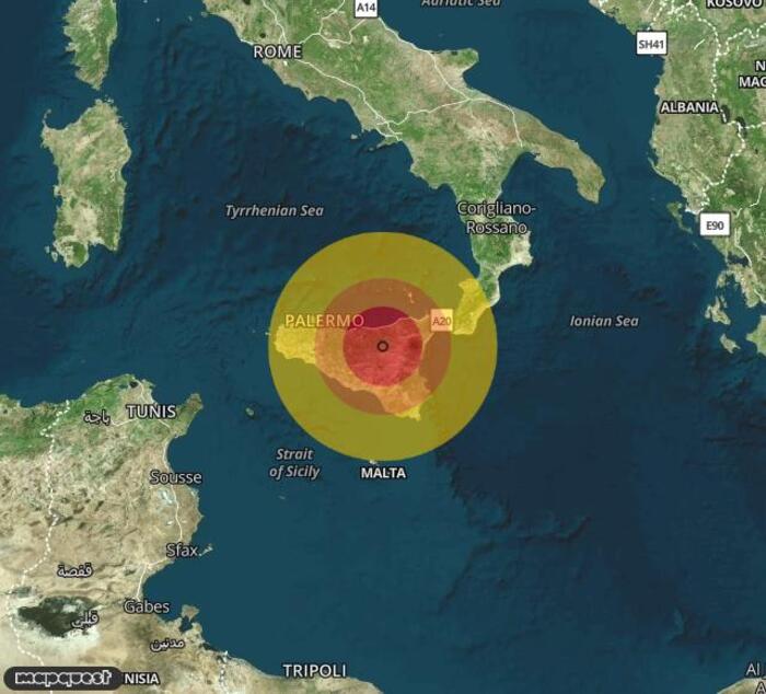 Scossa di terremoto registrata a Nicosia (EN) Scossa di terremoto registrata a Nicosia (EN)