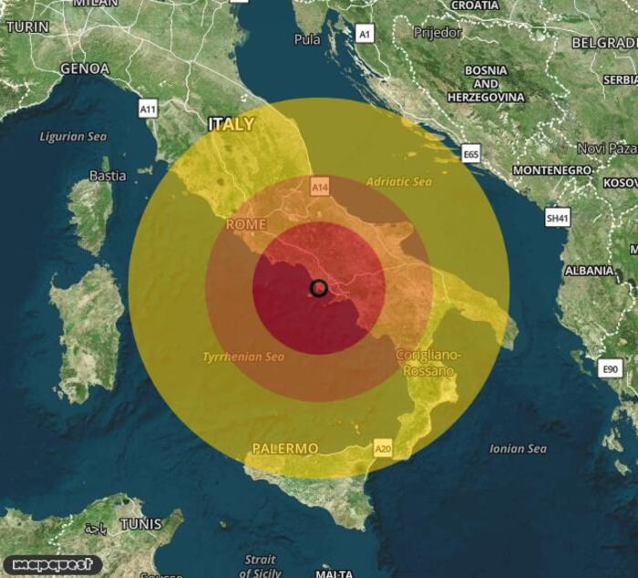 Scossa di terremoto registrata a Pozzuoli (NA) Scossa di terremoto registrata a Pozzuoli (NA)
