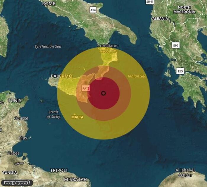 Scossa di terremoto registrata a Capo Spartivento (RC) Scossa di terremoto registrata a Capo Spartivento (RC)